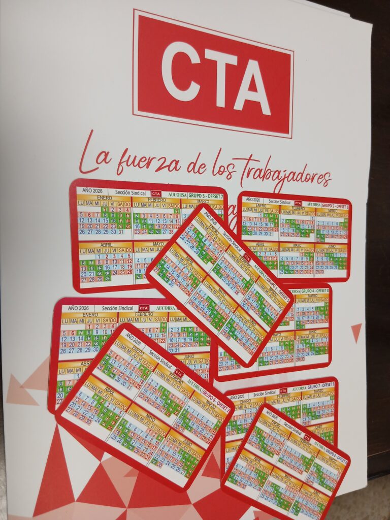 CALENDARIOS GRUPOS DE DESCANSO