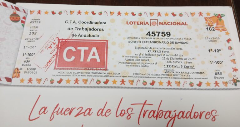 LOTERIA NAVIDAD CTA